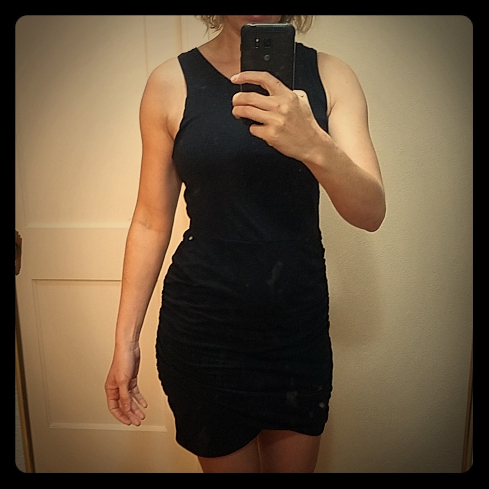 Ruched sleeveless athleta dress